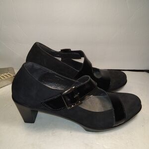 NAOT Brava Mary Jane Black Pump Shoes Women's sz 7(38).